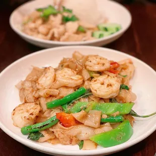 17. Pad Kee Mao with shrimp