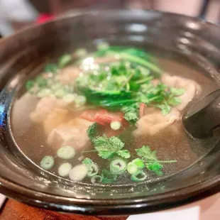10. Giew Nam Moo Dang (Wonton Soup)