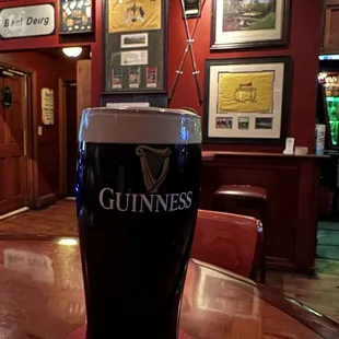 a pint of guinness