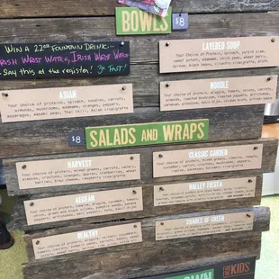 Lower Part of the Menu