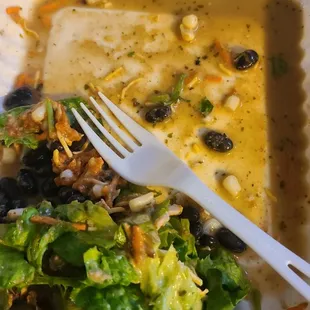 You need to order with dressing on the side