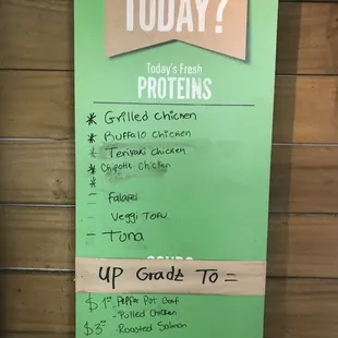 Offerings for today