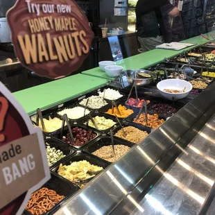 interior, salads