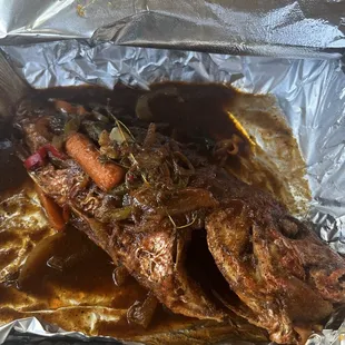 Brown stew Brown stew Red Snapper