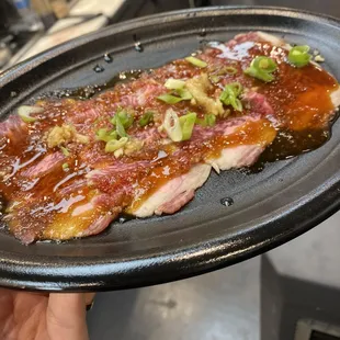 Wagyu sliced rib eye ( Marinated )