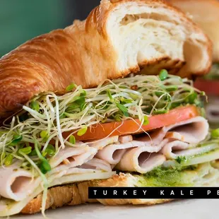 Turkey Kale-Pesto Sandwich