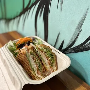 Kale Pesto Turkey Sandwich