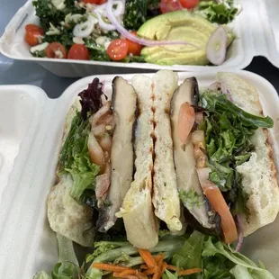 Portobello Mushroom Sandwich