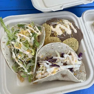 Baja fish tacos