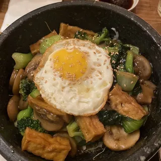 Mushroom Tofu Dolsot