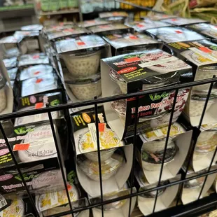 a variety of food items