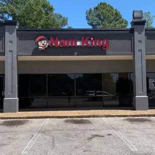 the front of the restaurant