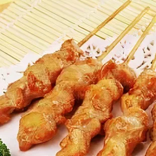 Chicken on stick