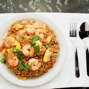 Jumbo shrimp fried Rice