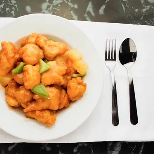Sweet and sour chicken