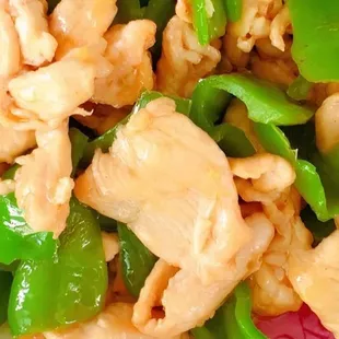 Green pepper chicken
