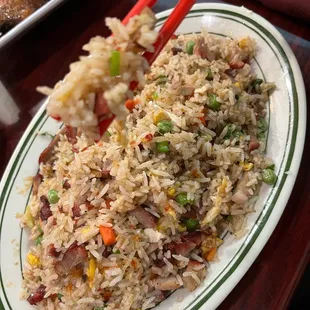 Pork fried rice