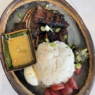 Short 1 Pound Beef Ribs Rice Dish