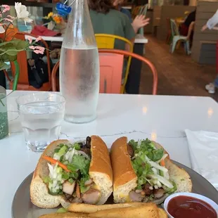 Lemongrass chicken Banh Mi