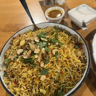 Special Dum goat biryani