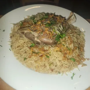 Lunch. Pakistani food. Delicious.