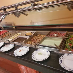 a variety of food items