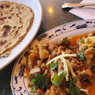 Tak a tak with paratha.