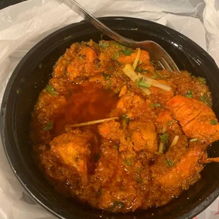 Terrible chicken tikka masala...all oil