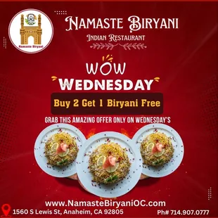 Free Biryani offer