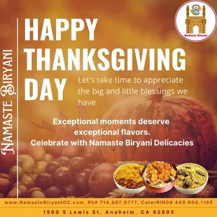 Visit NamasteBiryani com