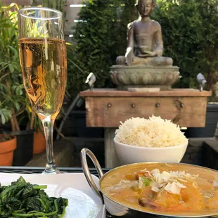 Garden with Buddha Fountain