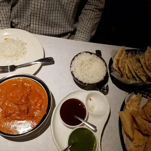 Garlic non-and the chicken Tika