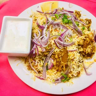 Lamb biryani