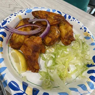 Tandoori chicken wings