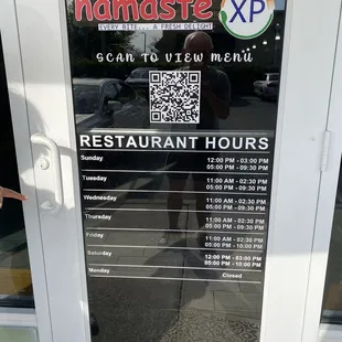 outside