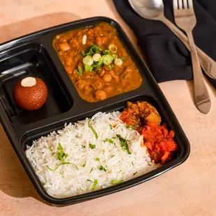 Chana Masala Lunch Box