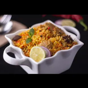 paella, food