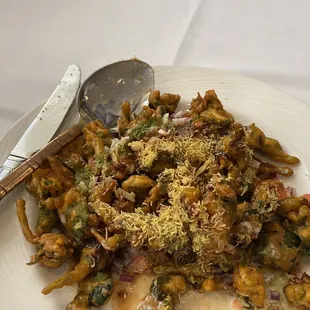 Spinach (yes it&apos;s fried) light and nice w/sauces