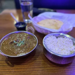 Lamb Curry and basmati rice