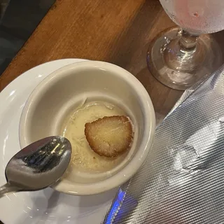 Gulab Jamun with yogurt