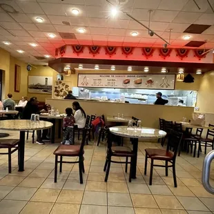 the interior of a restaurant