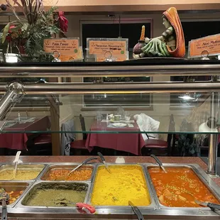 a variety of food items