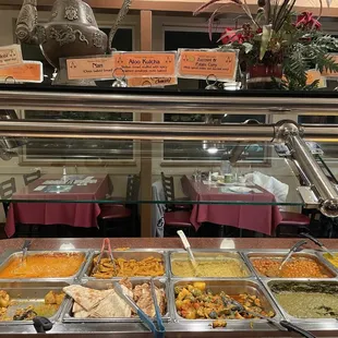 a variety of food items