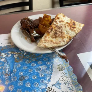 Bhindi Masala and Naan
