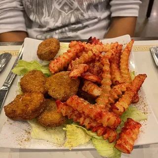 Indian Chicken Nuggets W/ Fries