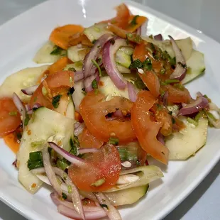 Spicy Cucumber Salad @ColumbusFoodDude