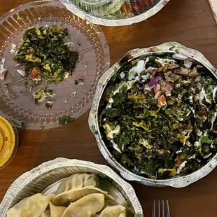 Chicken Momos, Palak Ki Chat, chicken Tandoori Wings