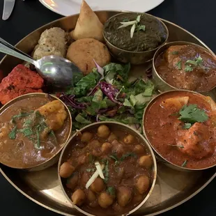 Indian Royal Gold Thali Special