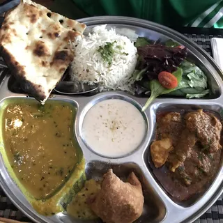 Chicken Thali (Platter)