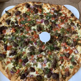 Spicy Gyro Pizza